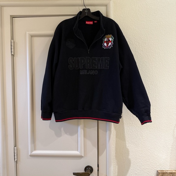 Supreme Milano Black Zip-Up Sweater - Picture 2 of 9